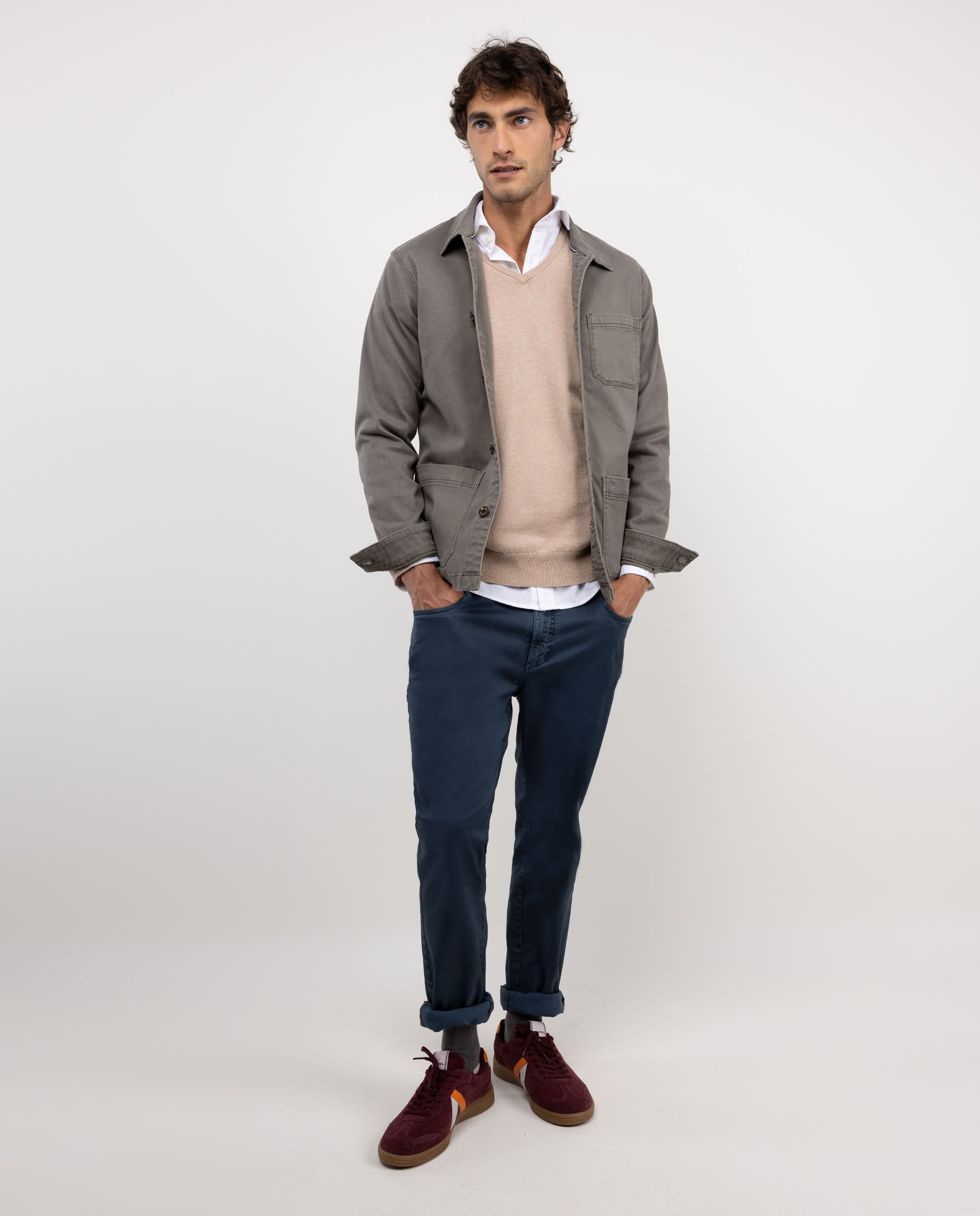 Green Cotton Overshirt
