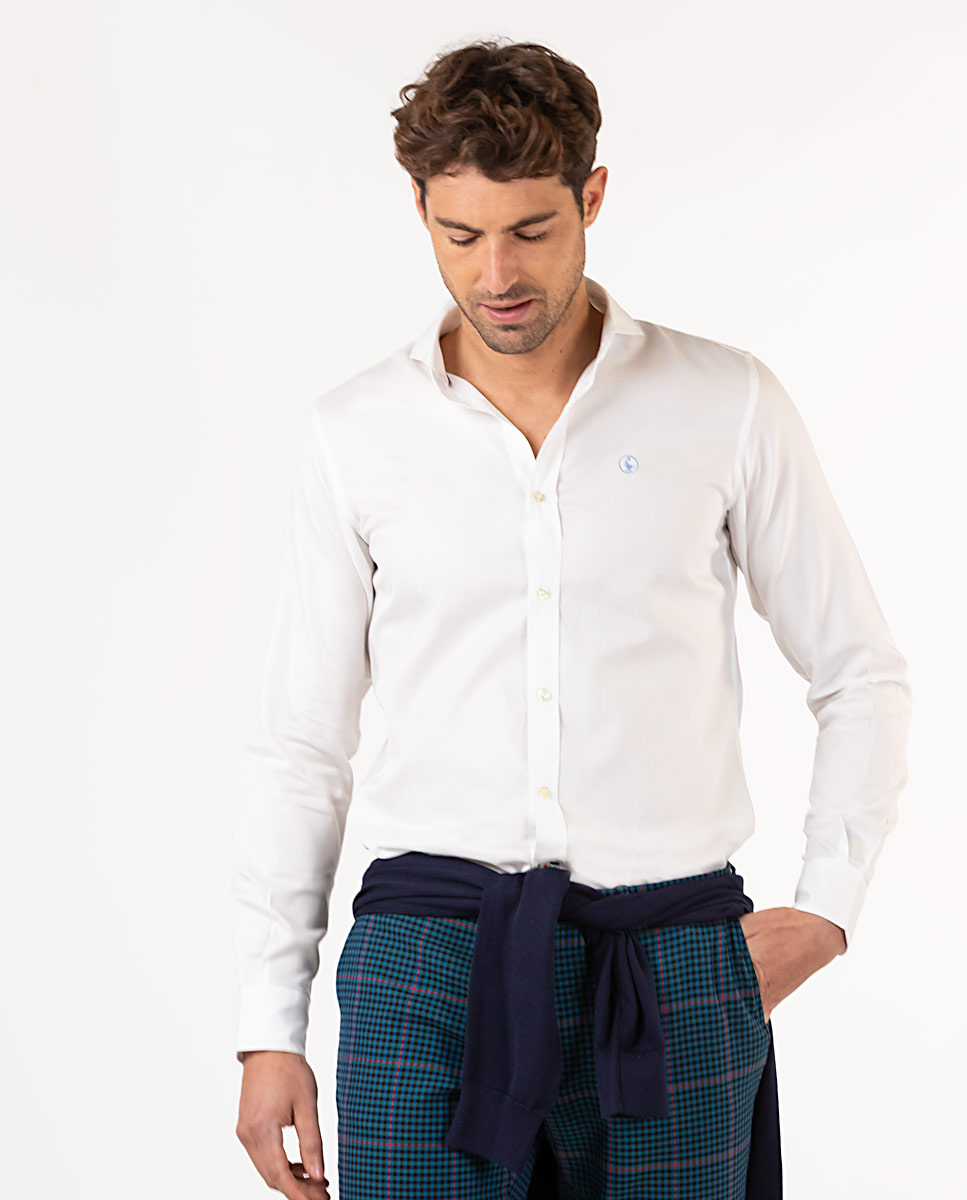 Camisa Blanca Antimanchas