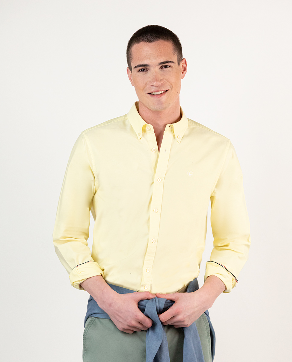 Washed Yellow Oxford Shirt