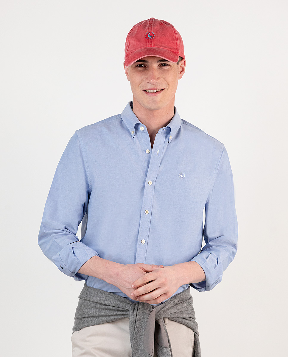 Camisa Oxford Lavado Marino