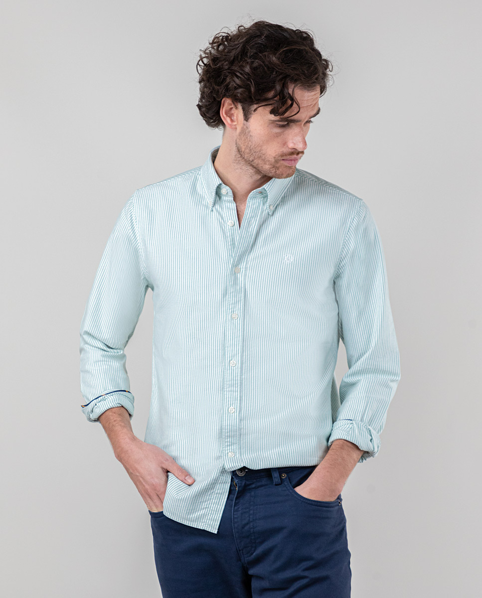 Camisa Raya Yale Oxford Verde