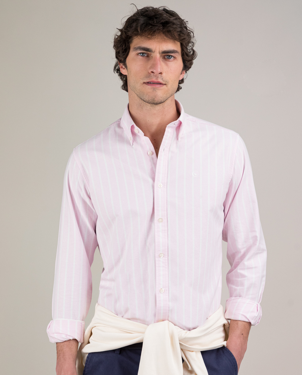 Pink Butcher Oxford Shirt
