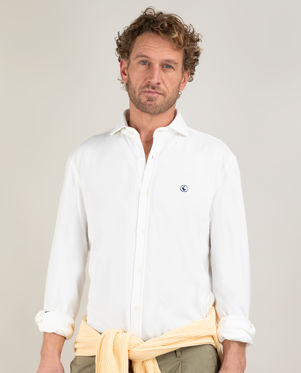 White Piqué Shirt