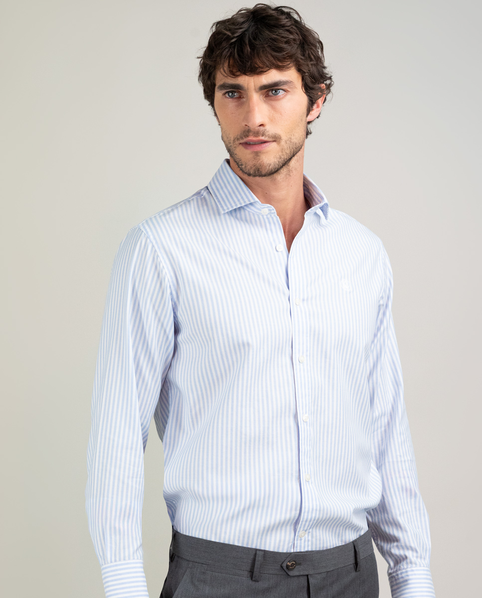 Camisa Pin Point Raya Kodak Celeste