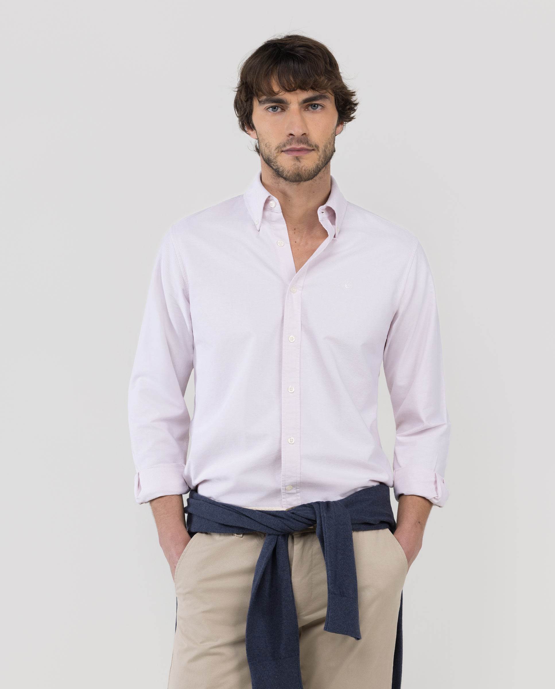Plain Pink Oxford Shirt