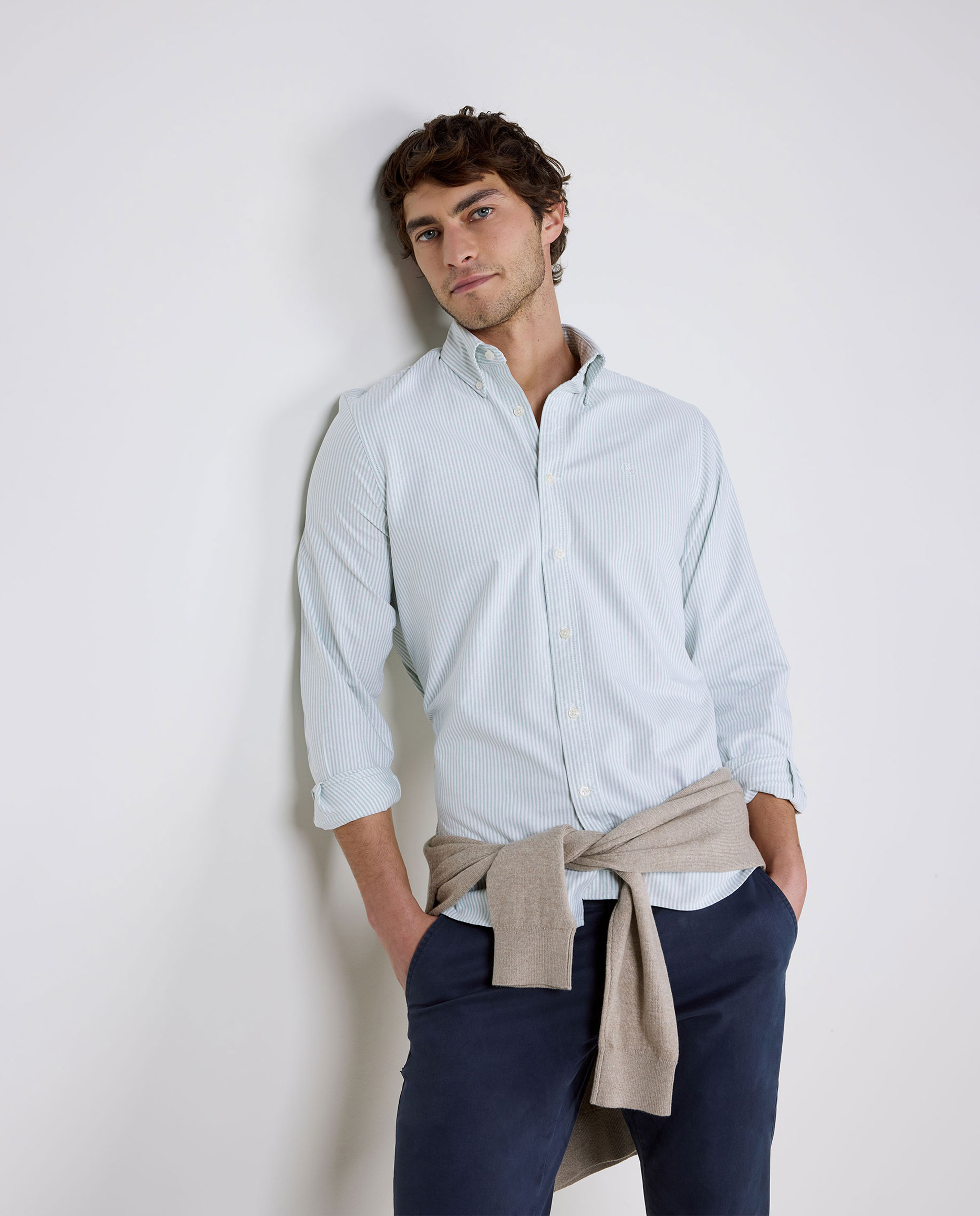 Yale Green Oxford Shirt