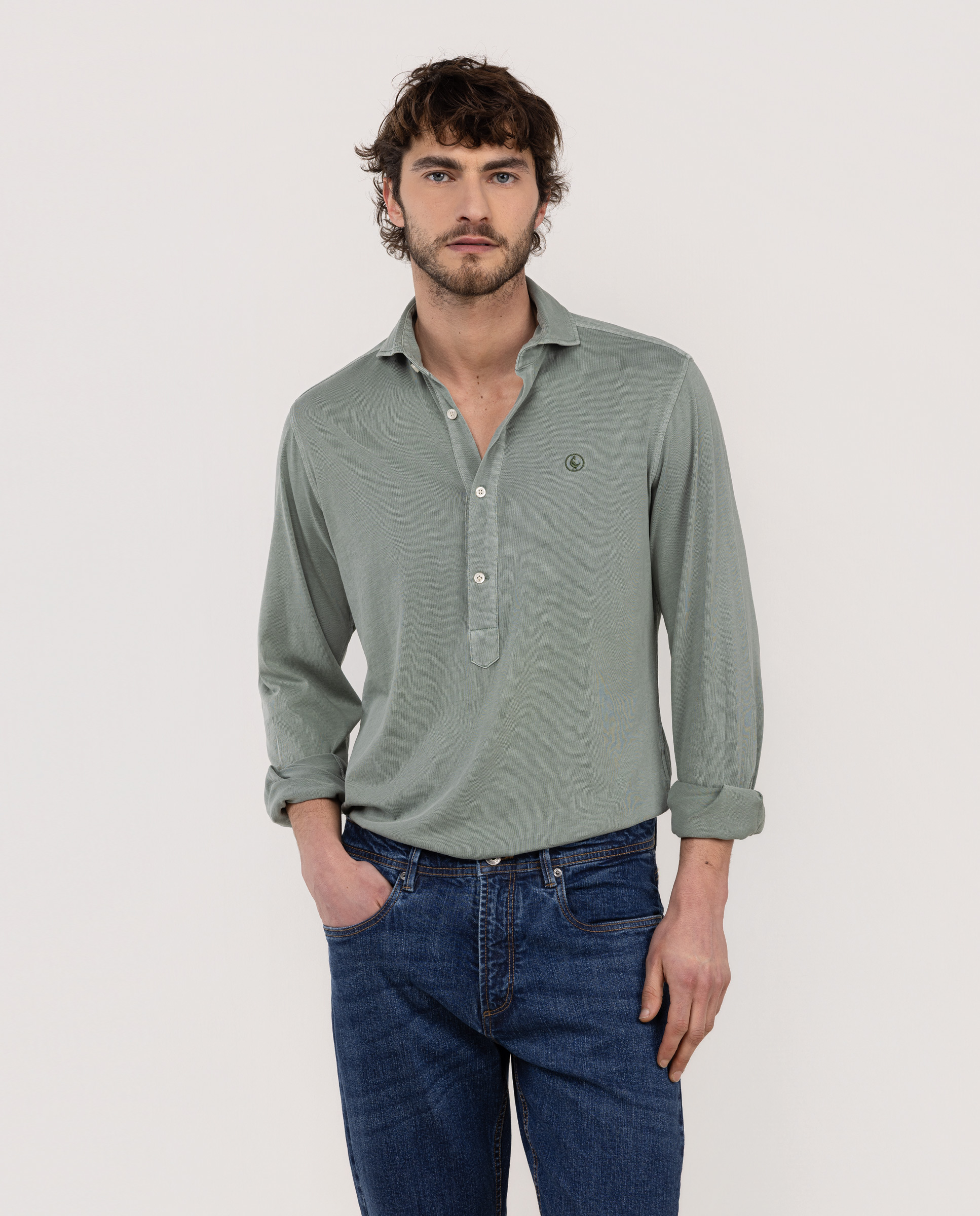 Green Single Jersey Polo Shirt