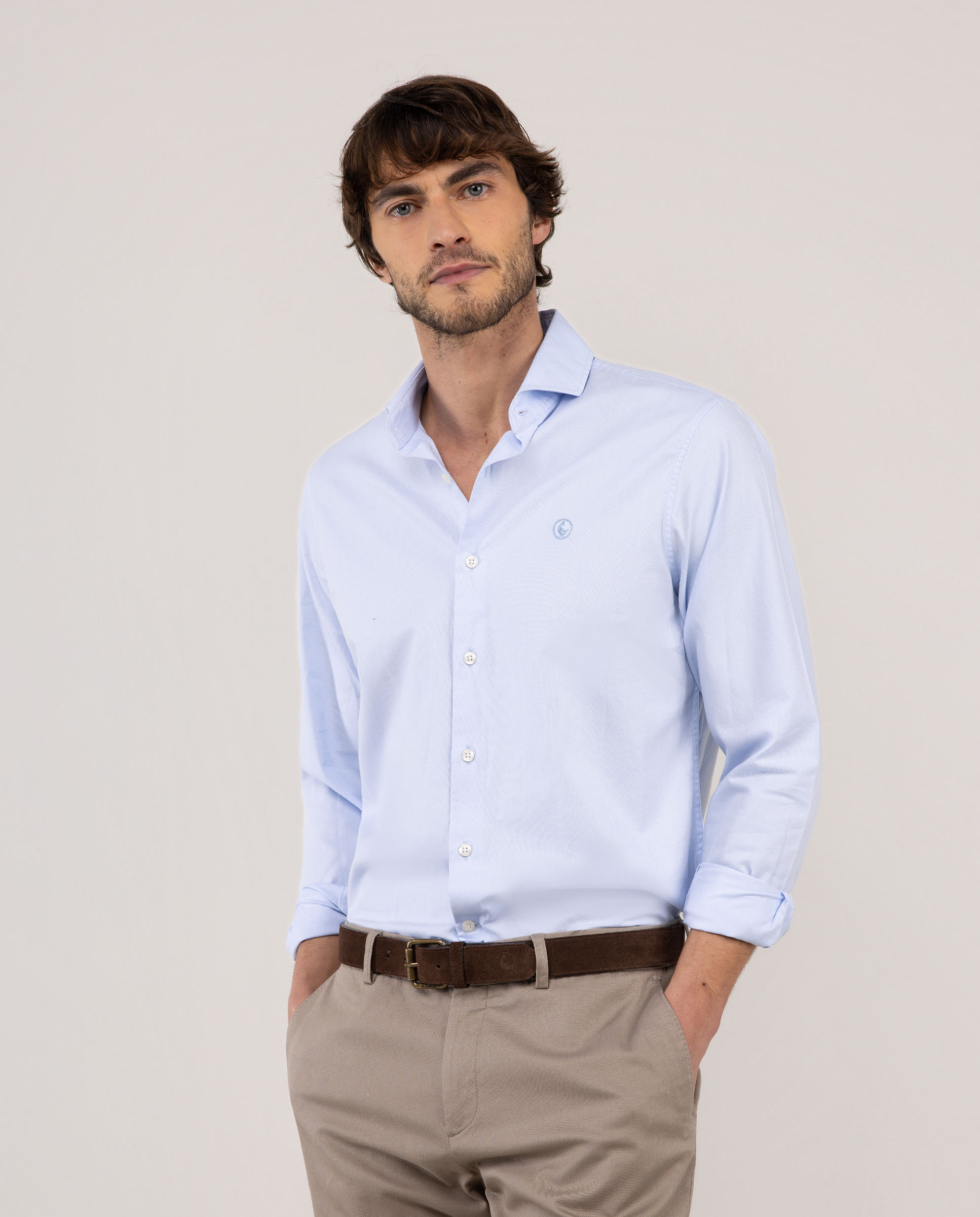 Royal Oxford Light Blue Dress Shirt