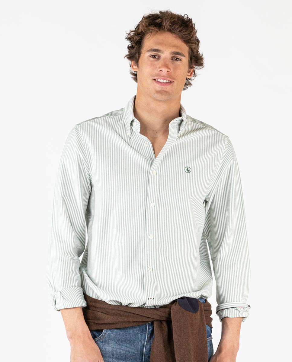 Camisa Raya Yale Oxford Verde