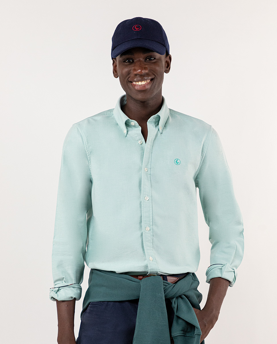 Camisa Lisa Oxford Verde