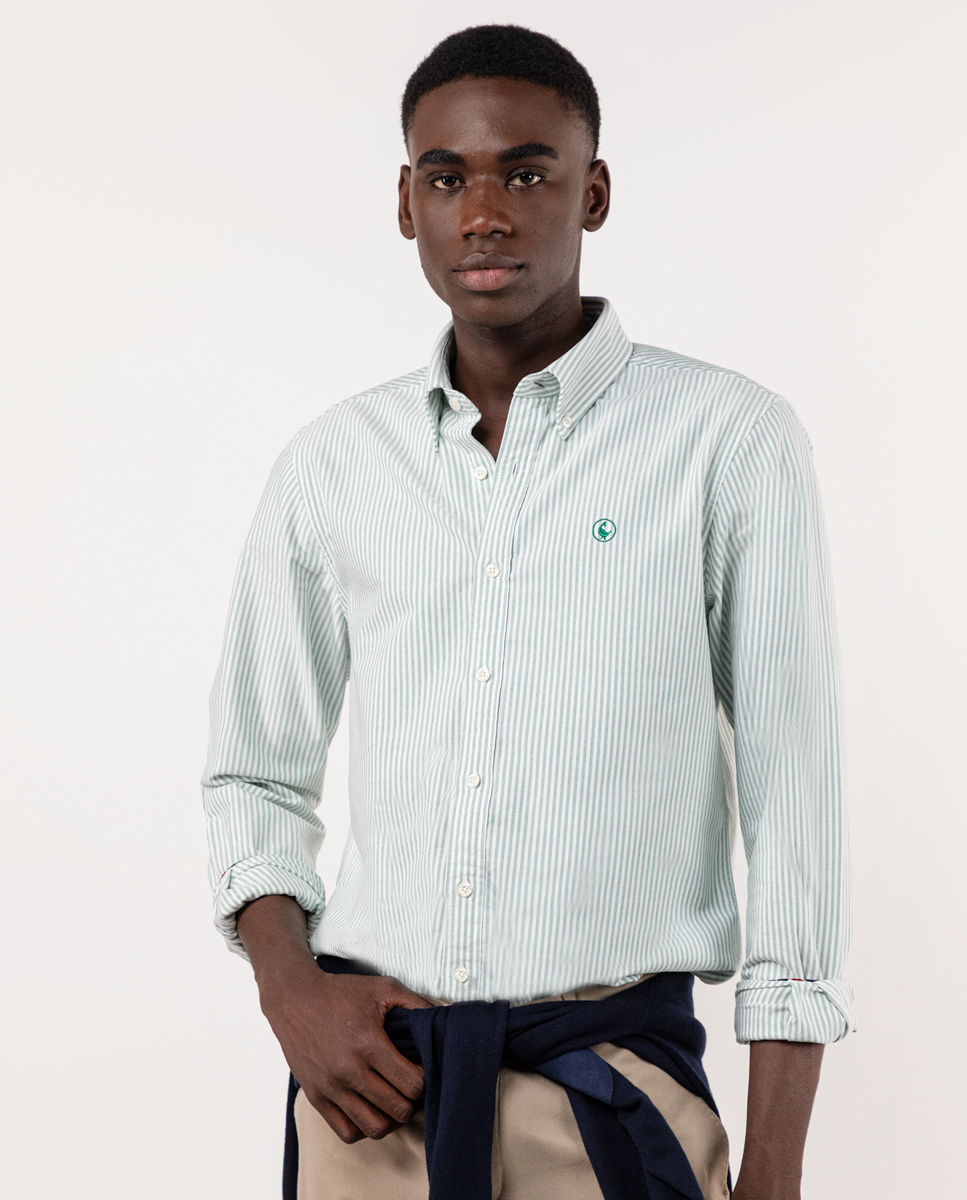 Camisa Raya Yale Oxford Verde
