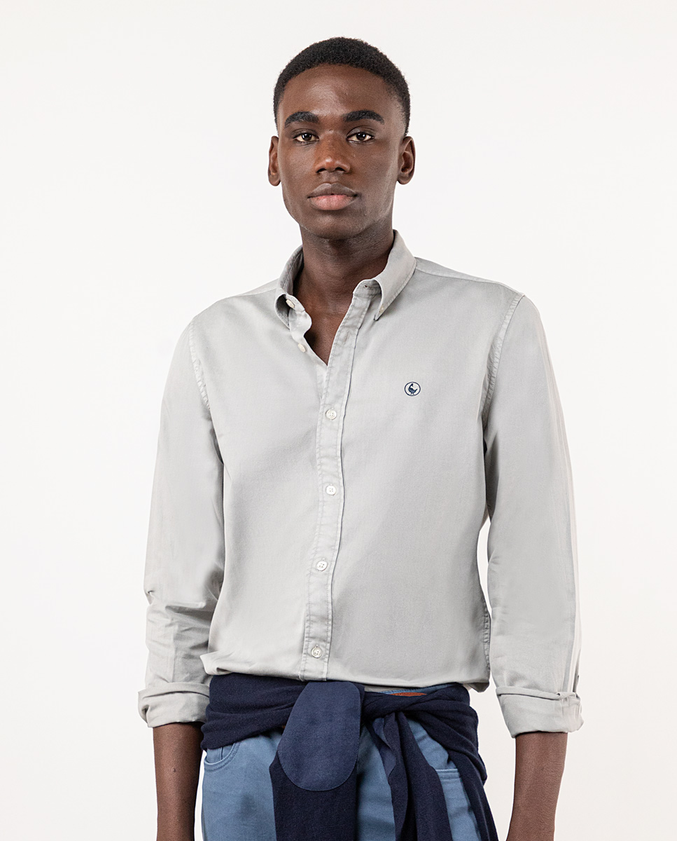 Stone Garment Dyed Twill Shirt