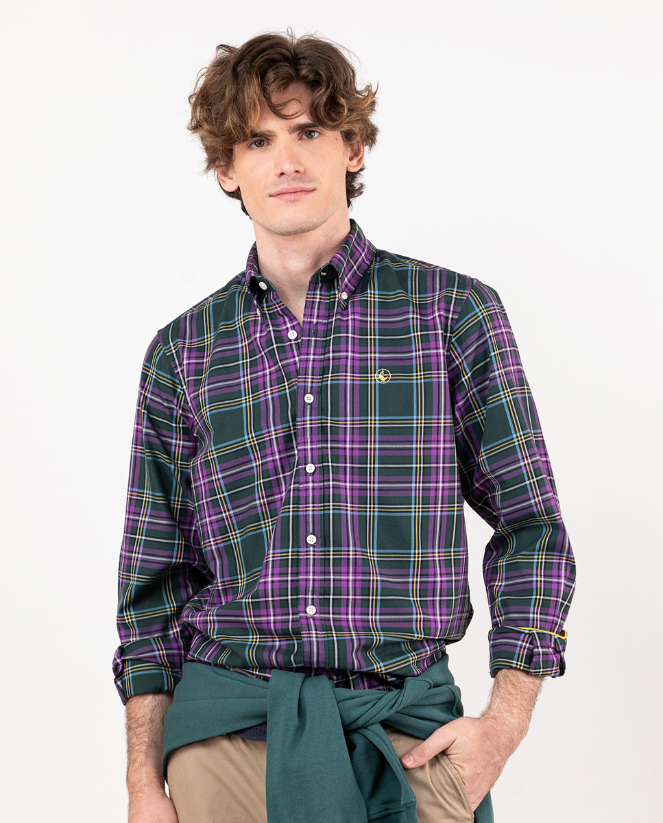 Camisa Tartán Verde
