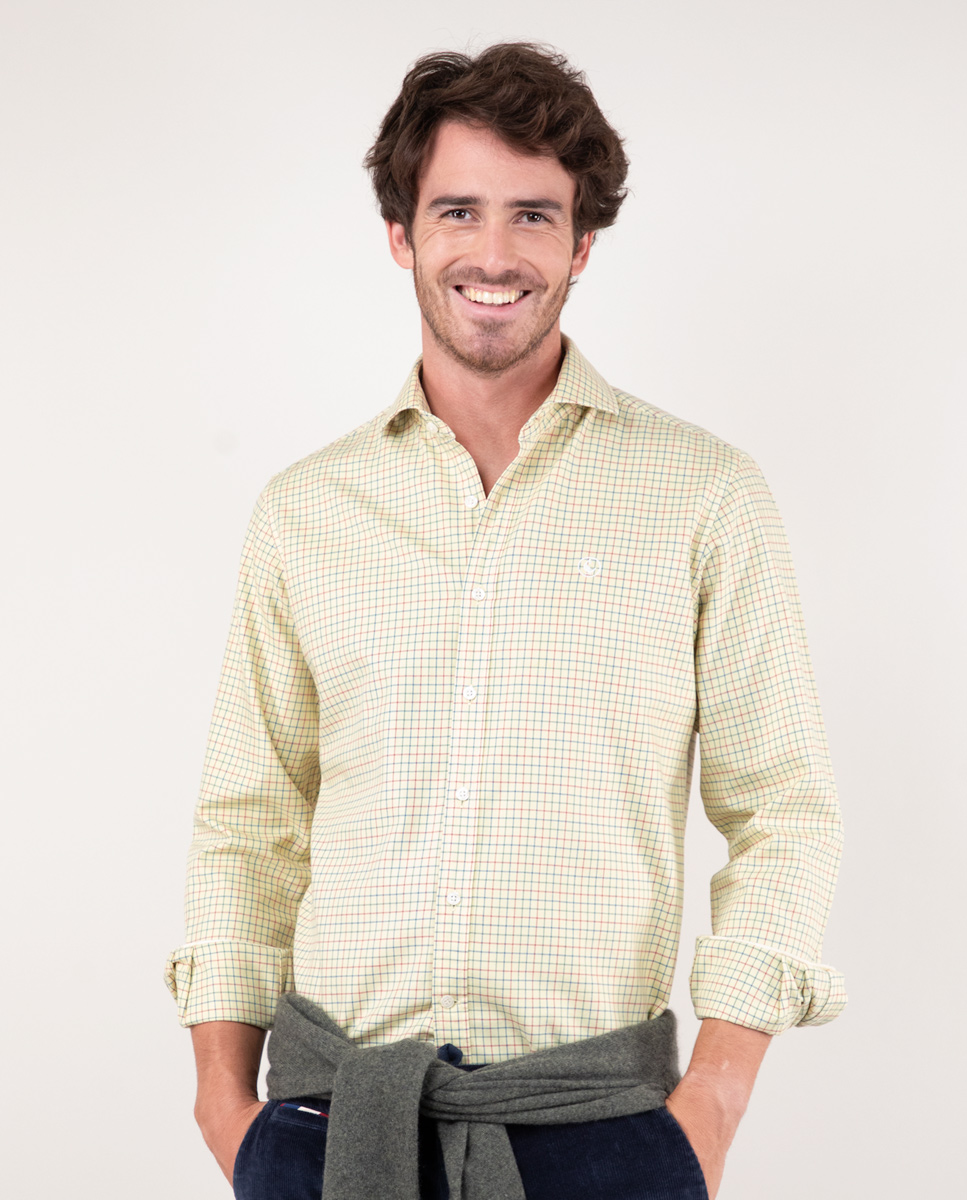 Peach Tattersall Shirt