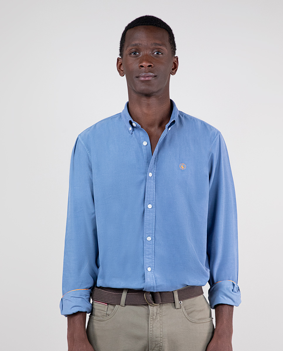 Light Blue Corduroy Shirt