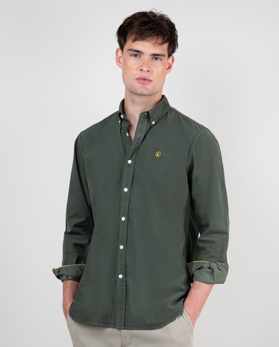 Khaki Corduroy Shirt