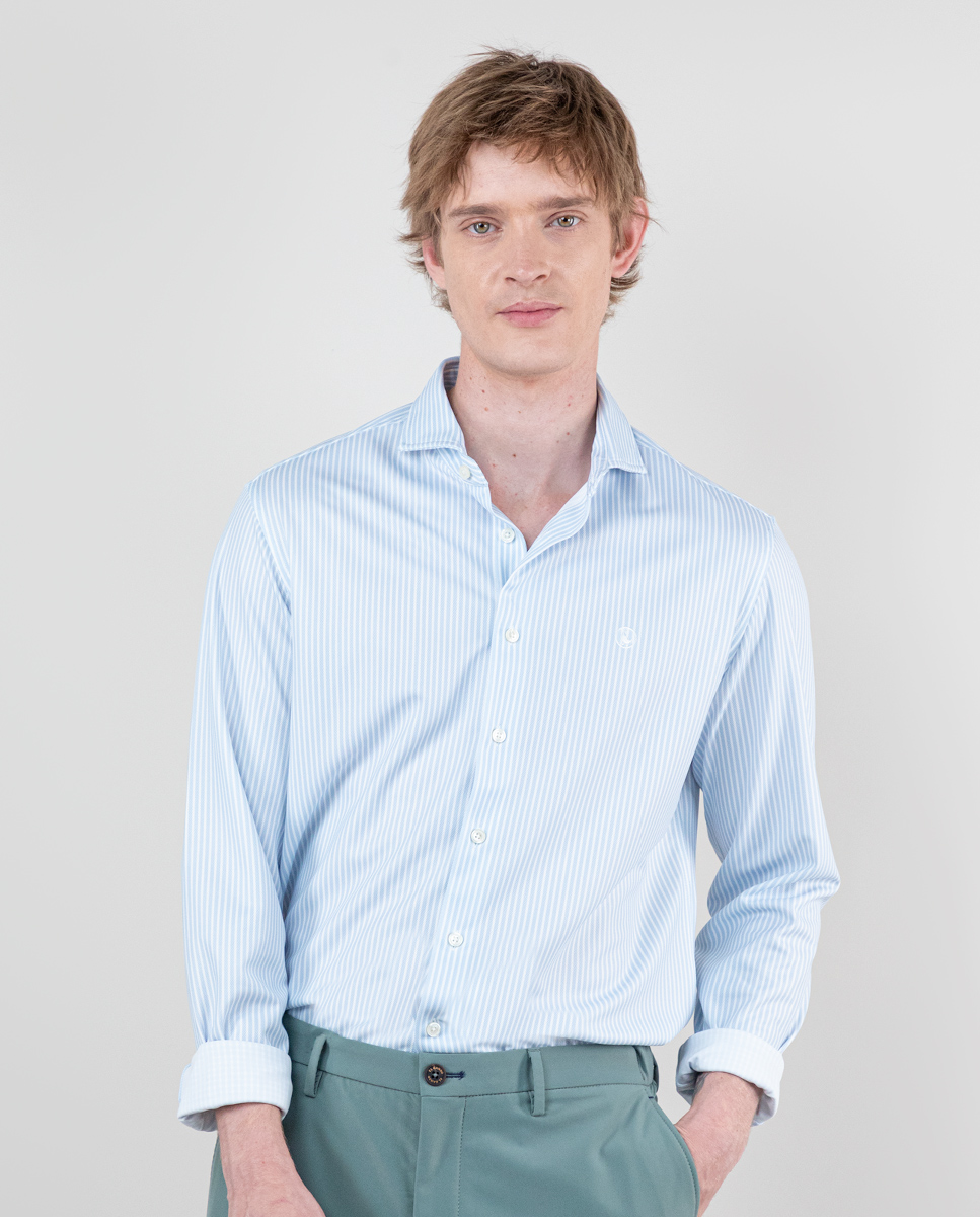 Camisa Sepiia Yale Celeste