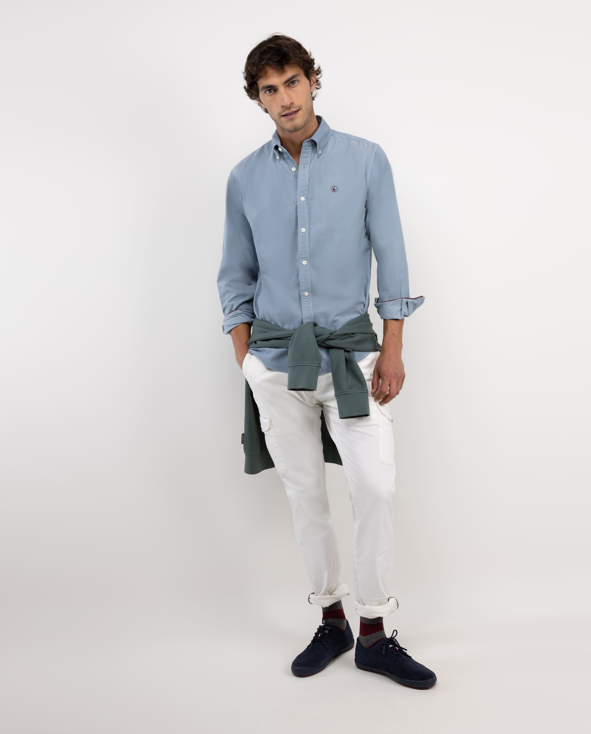 Blue Woollen Shirt