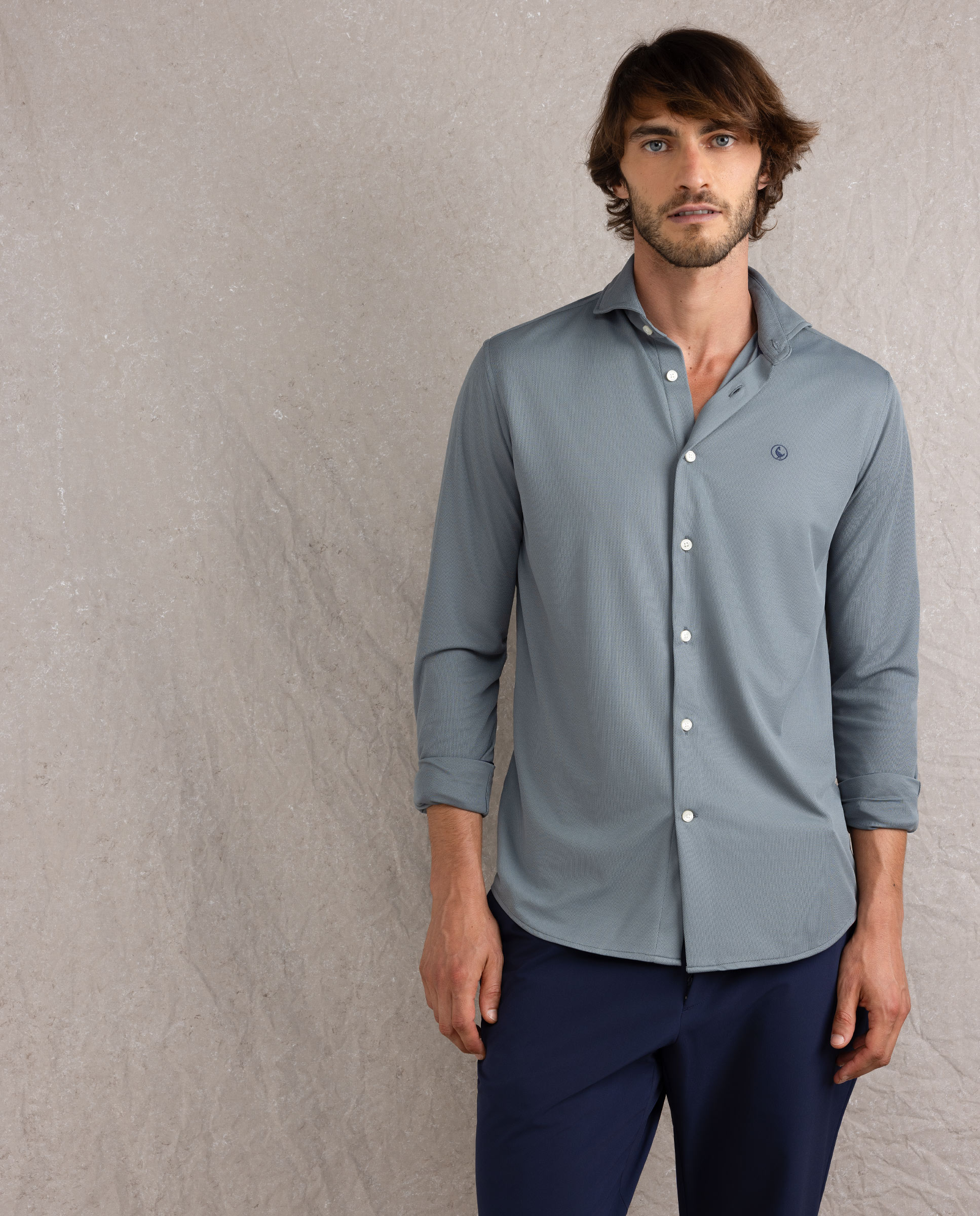 Plain Gray Sepia Shirt