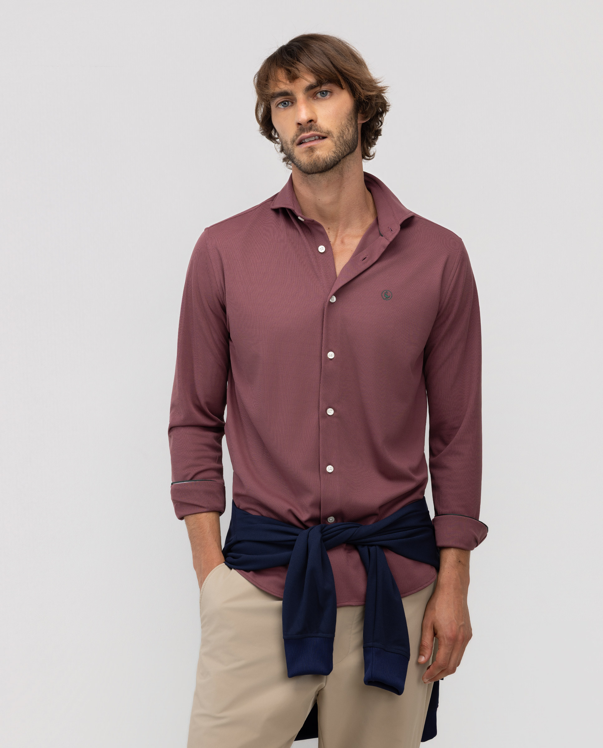 Sepia Plain Garnet Shirt