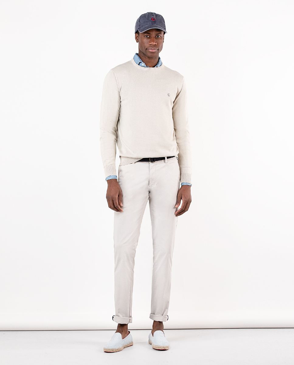 Natural Crew Neck Jumper
