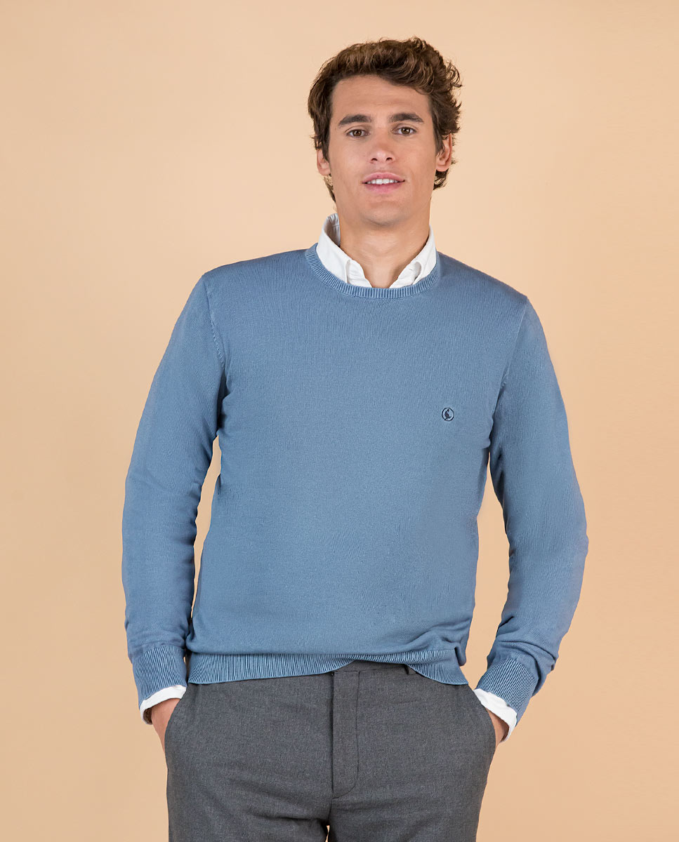 Steel Crew Neck Jumper  