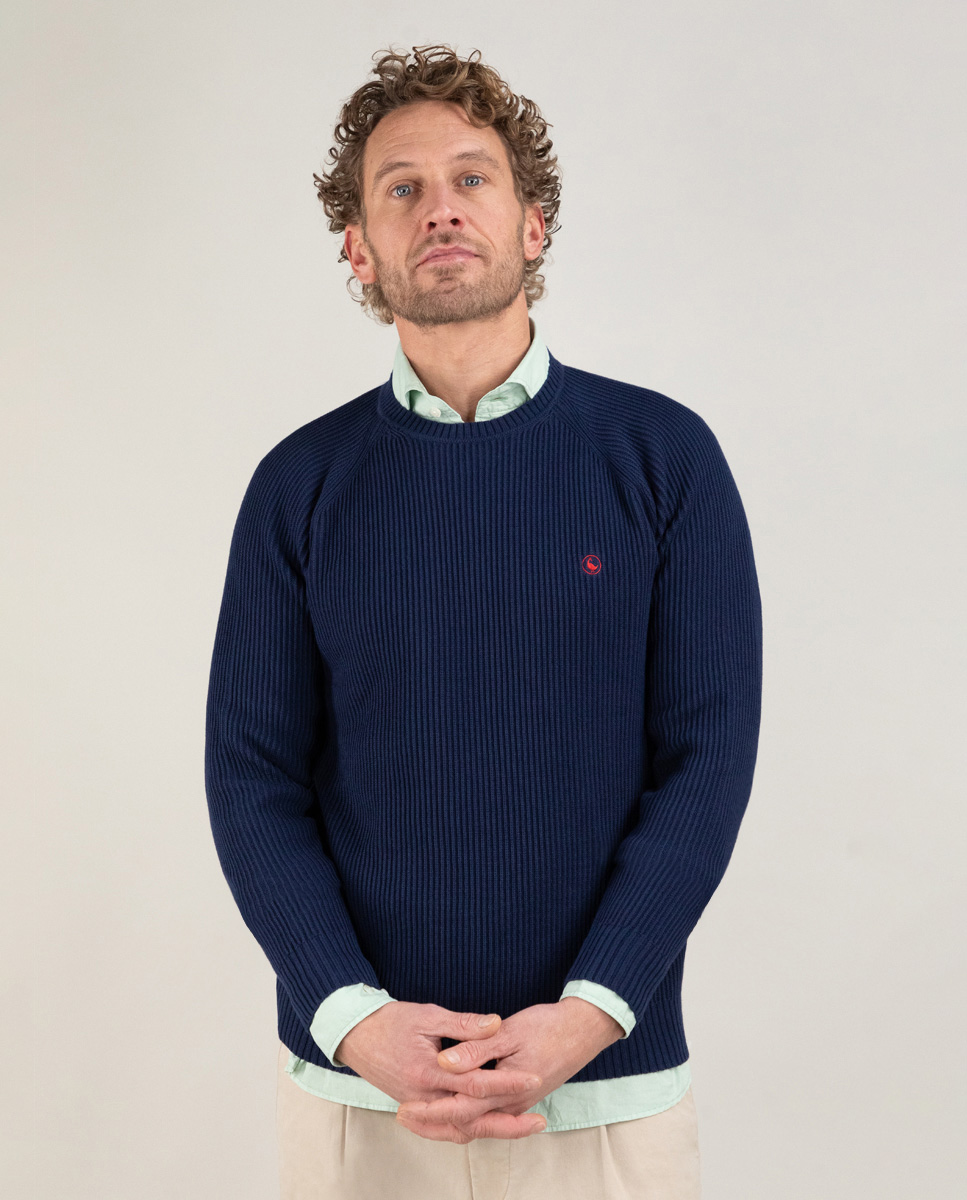 Jersey Punto Inglés Marino