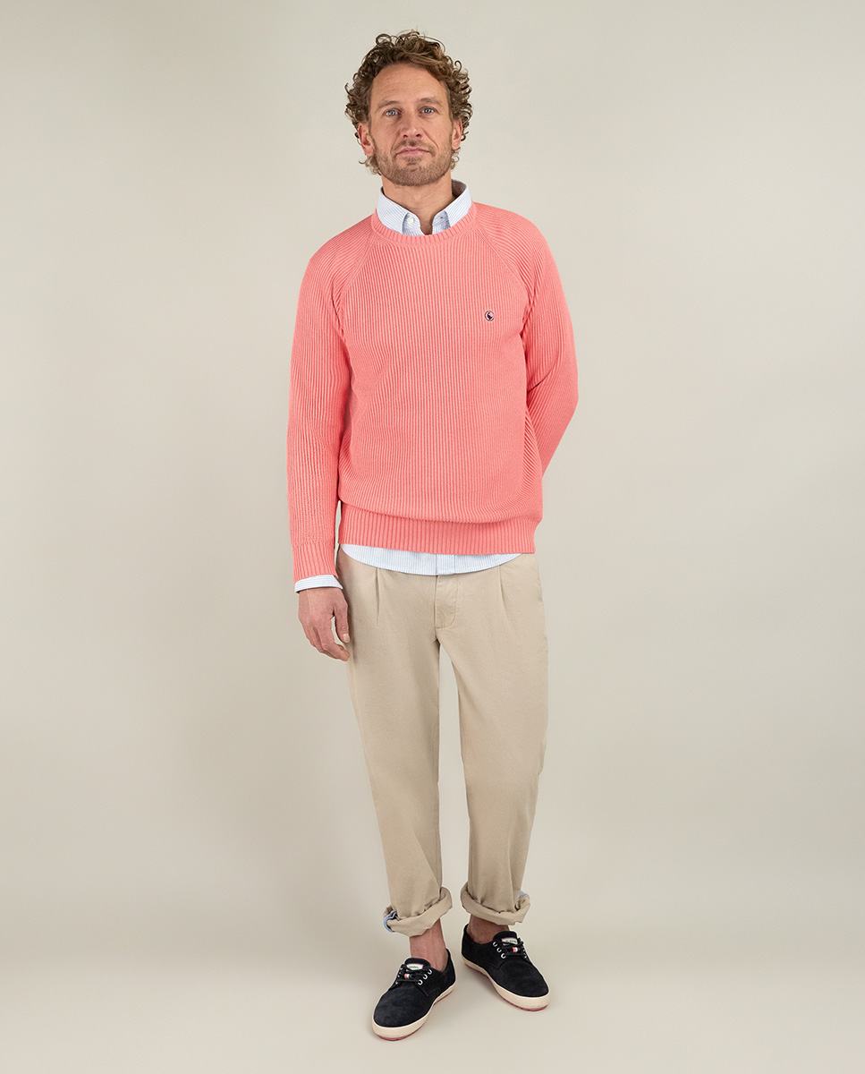 Jersey Punto Inglés Coral