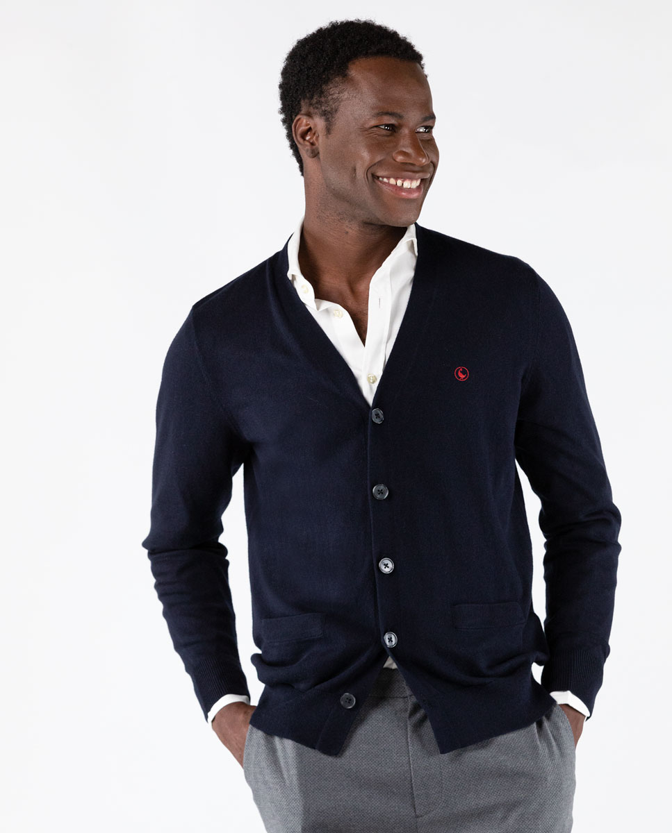 Navy Cardigan