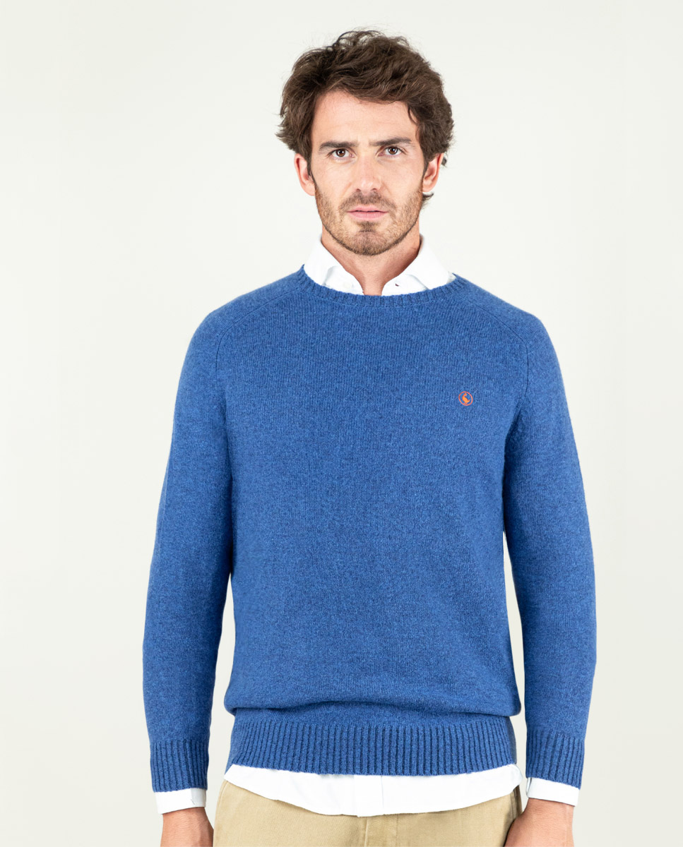 Jersey Merino Azul