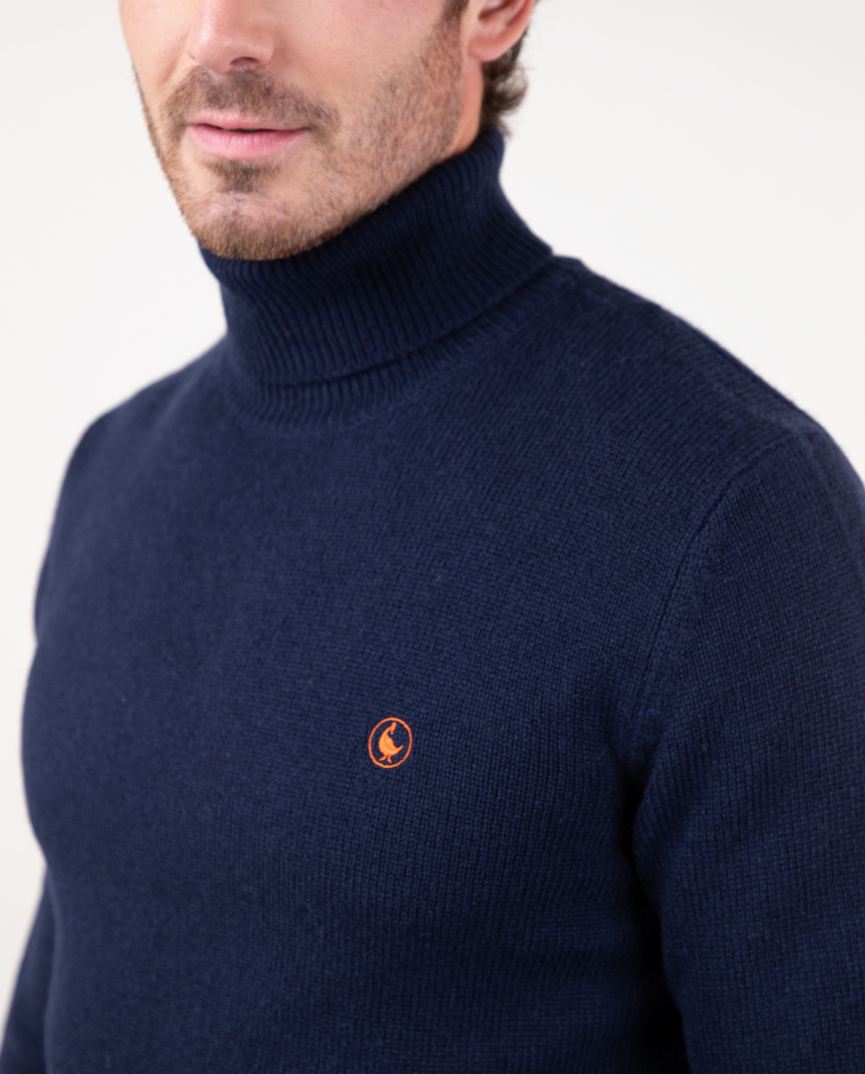 Jersey Cuello Cisne Marino