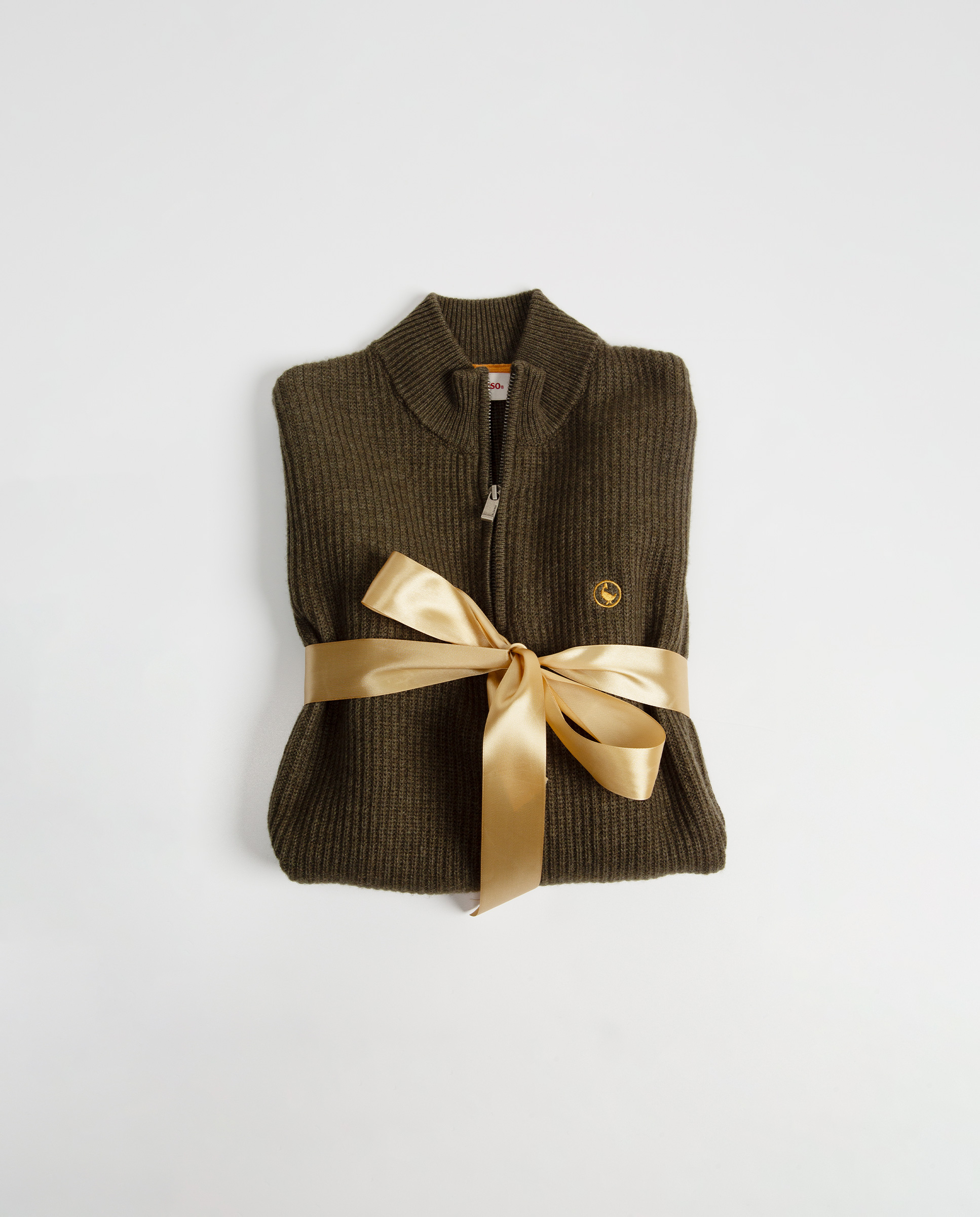 Jersey Cuello Camionero Lana Verde