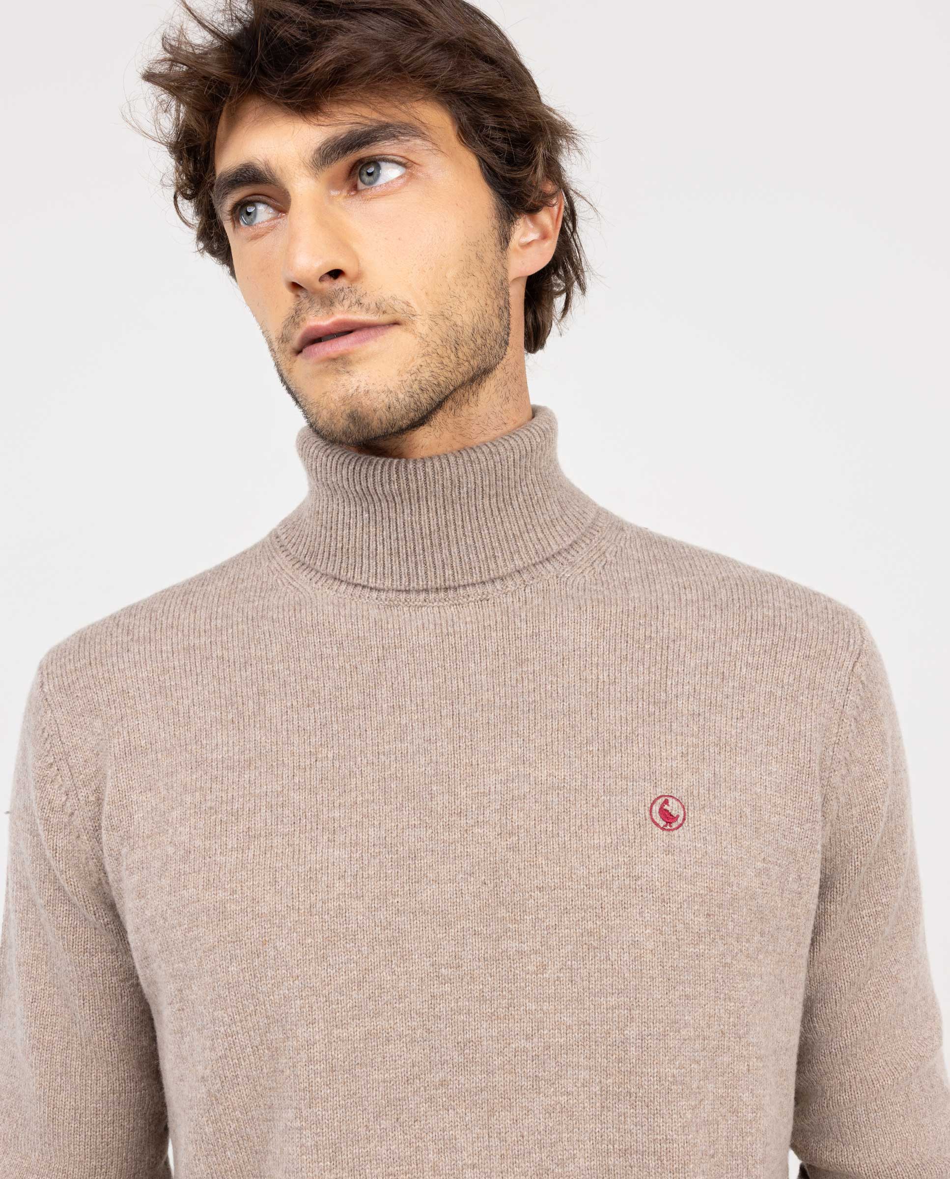 Tan Turtleneck Jumper