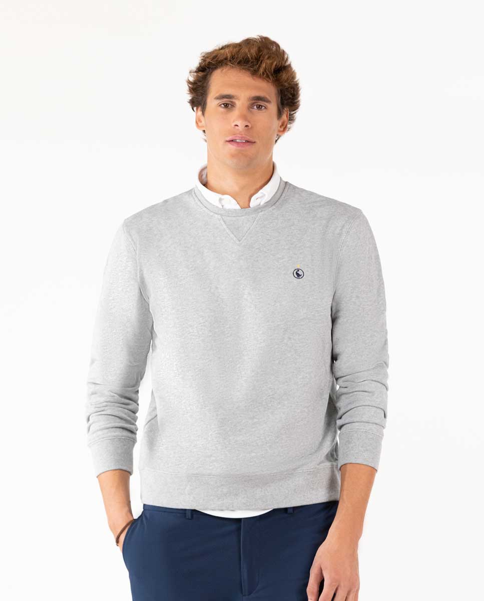 Sudadera Cuello Caja Gris RFEF Uniformidad