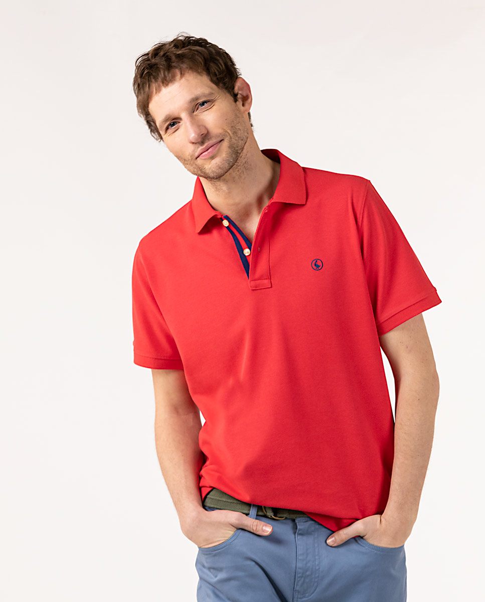 Plain Red Polo