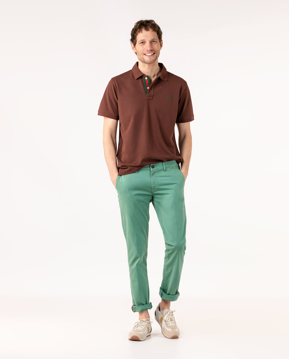 Plain Brown Polo