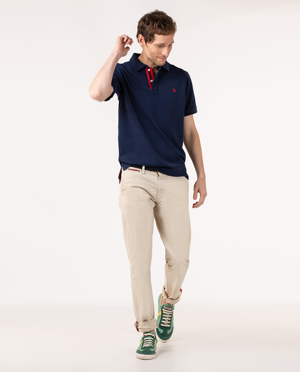 Polo Liso Marino