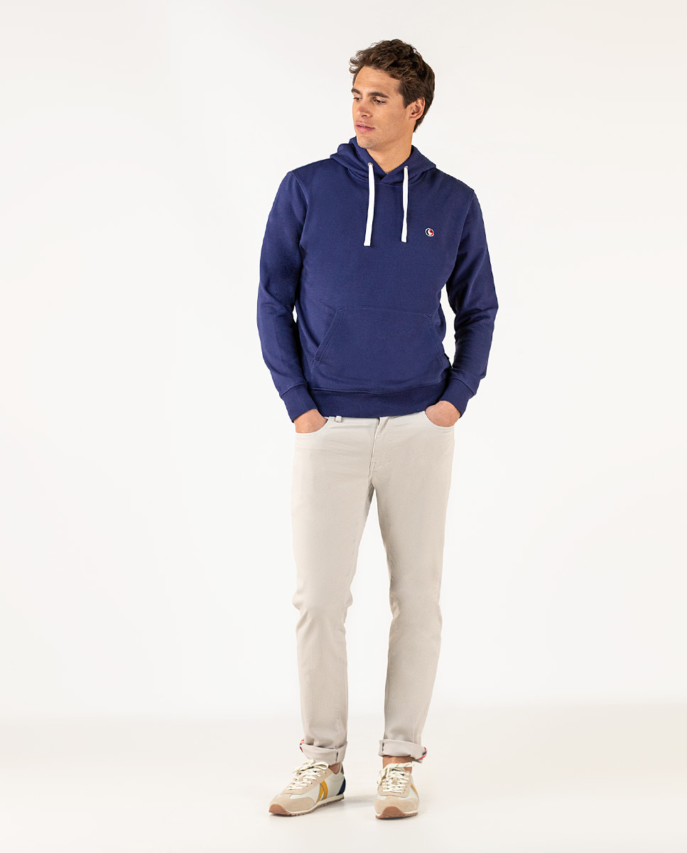 Navy Hooded Sweatshirt