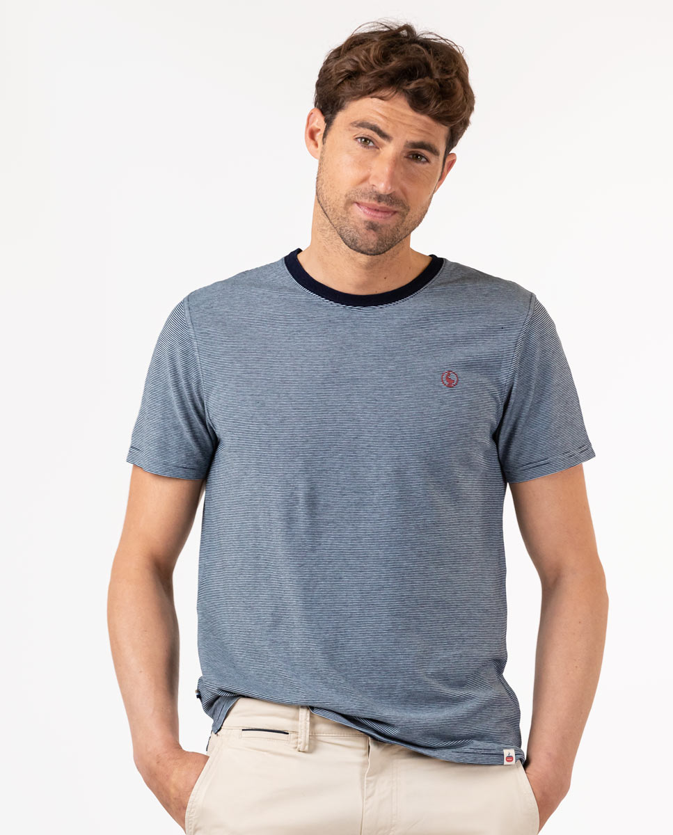 Blue Multistripe Shirt  