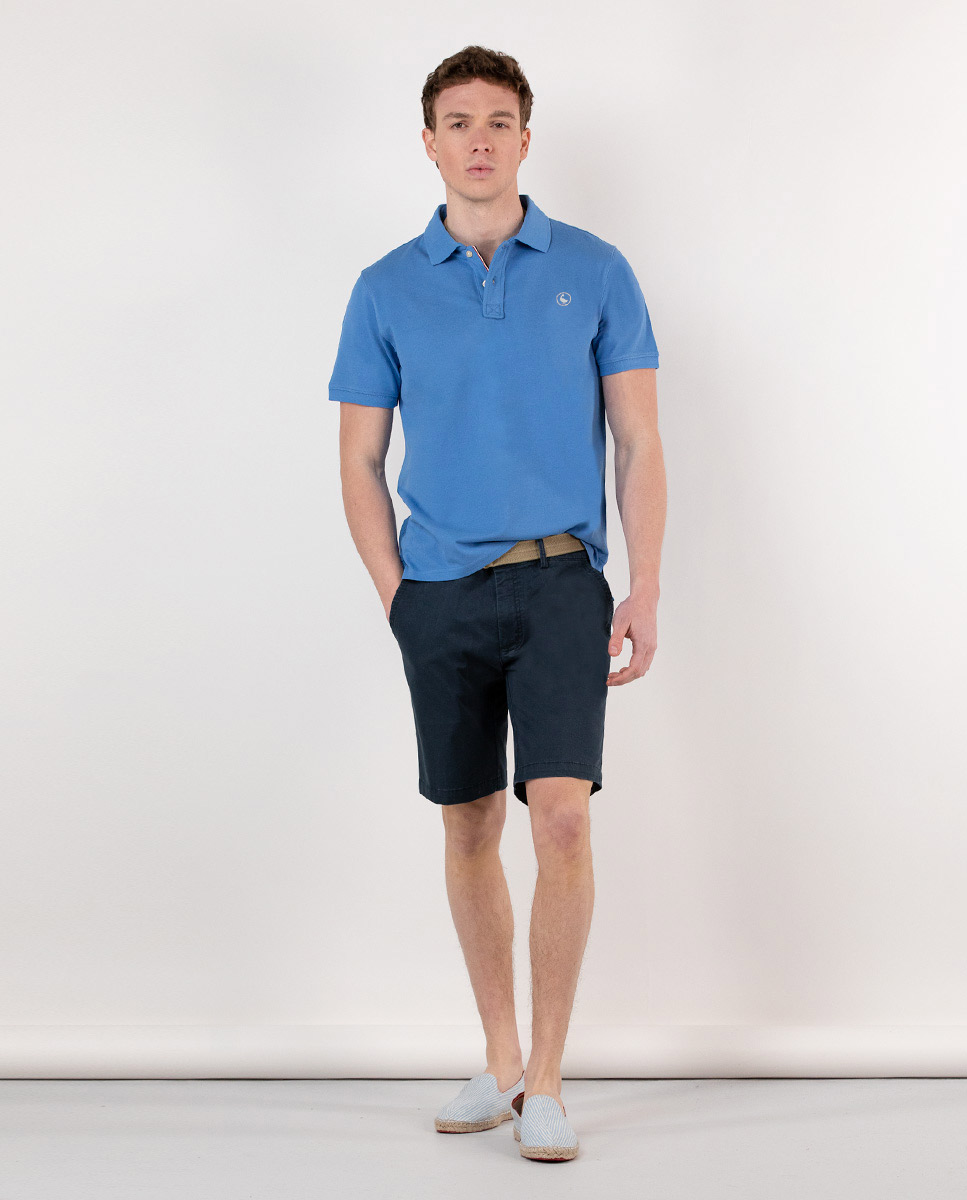 Plain Blue Polo