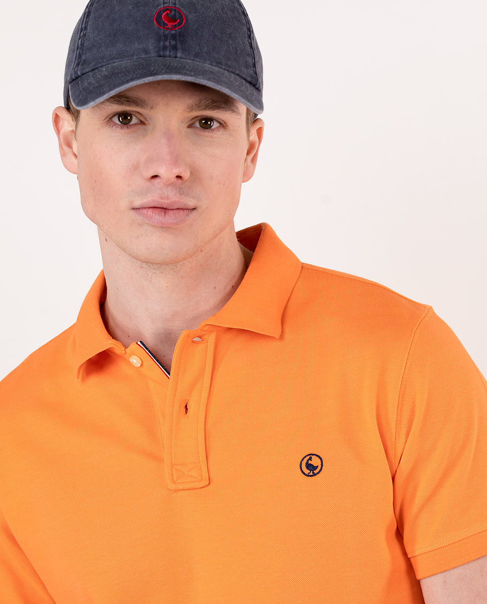 Polo Liso Mandarina