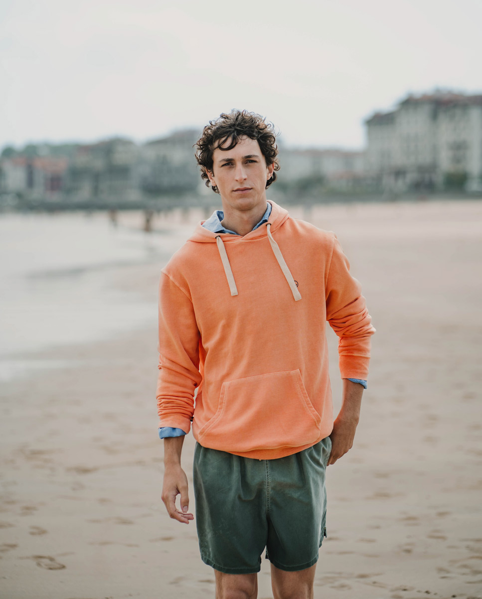 Sudadera Capucha Naranja