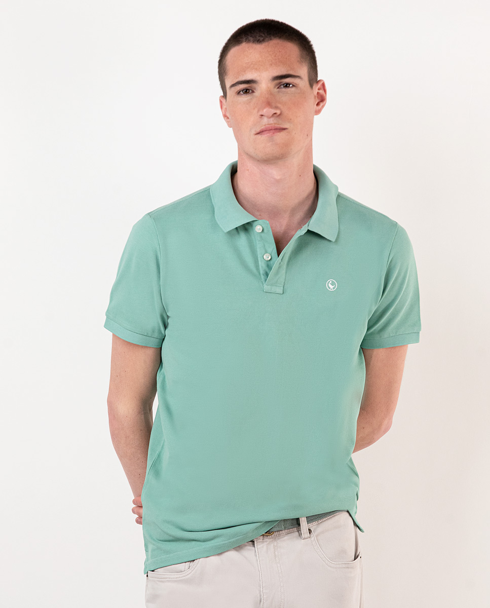 Polo Lavado Turquesa
