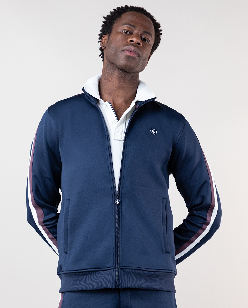 Sudadera Track Retro Marino