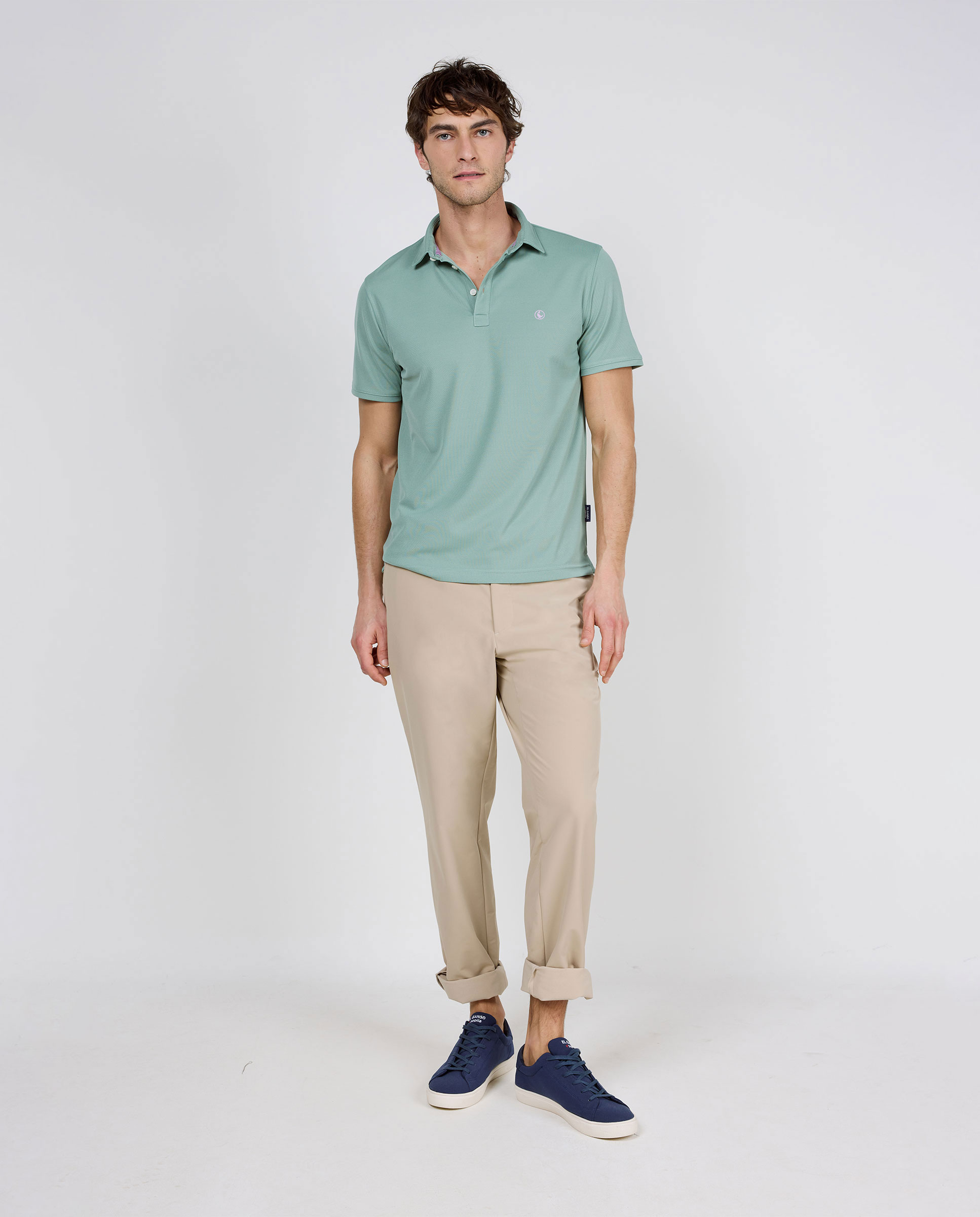 Polo Manga Corta Sepiia Verde