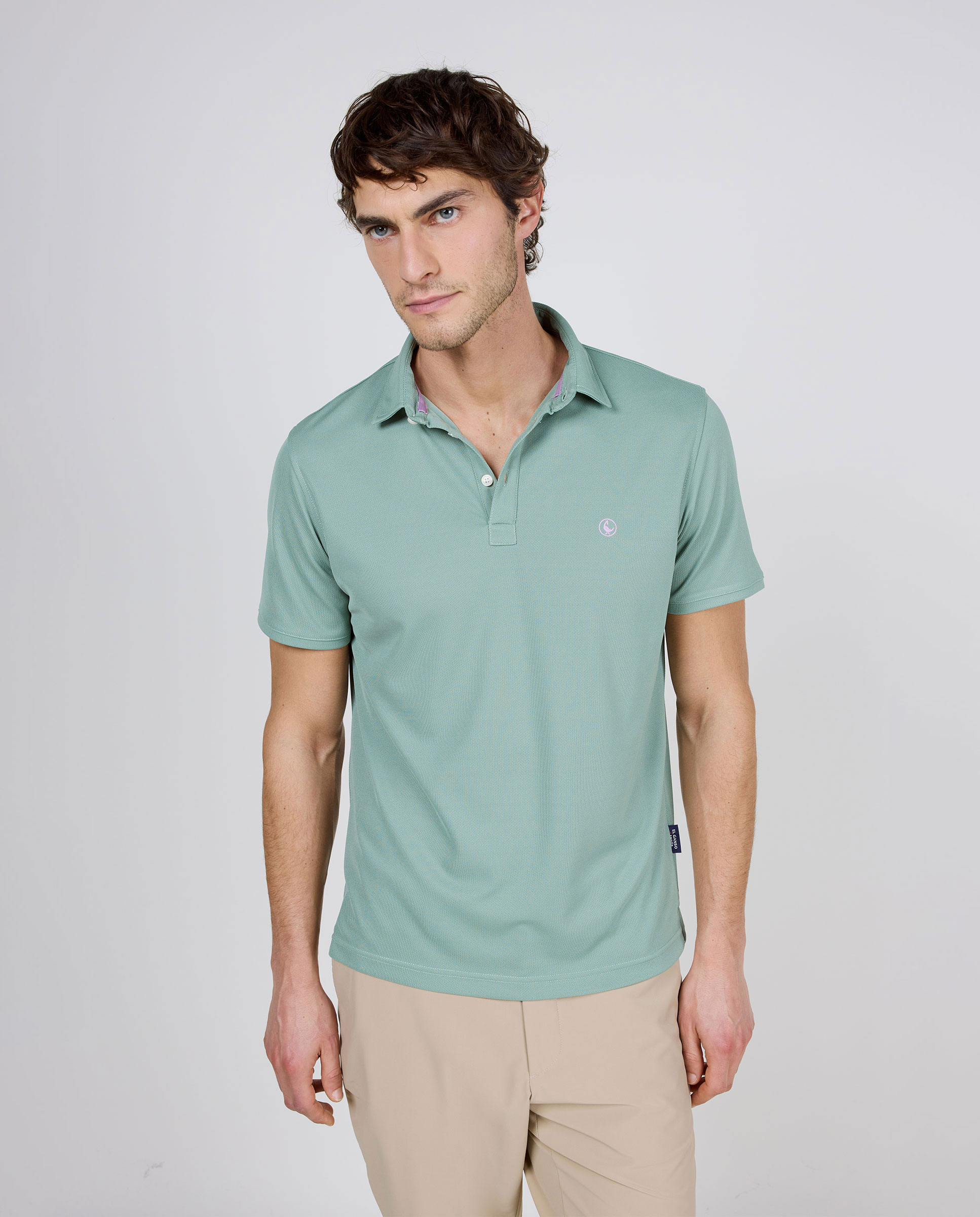 Polo Manga Corta Sepiia Verde