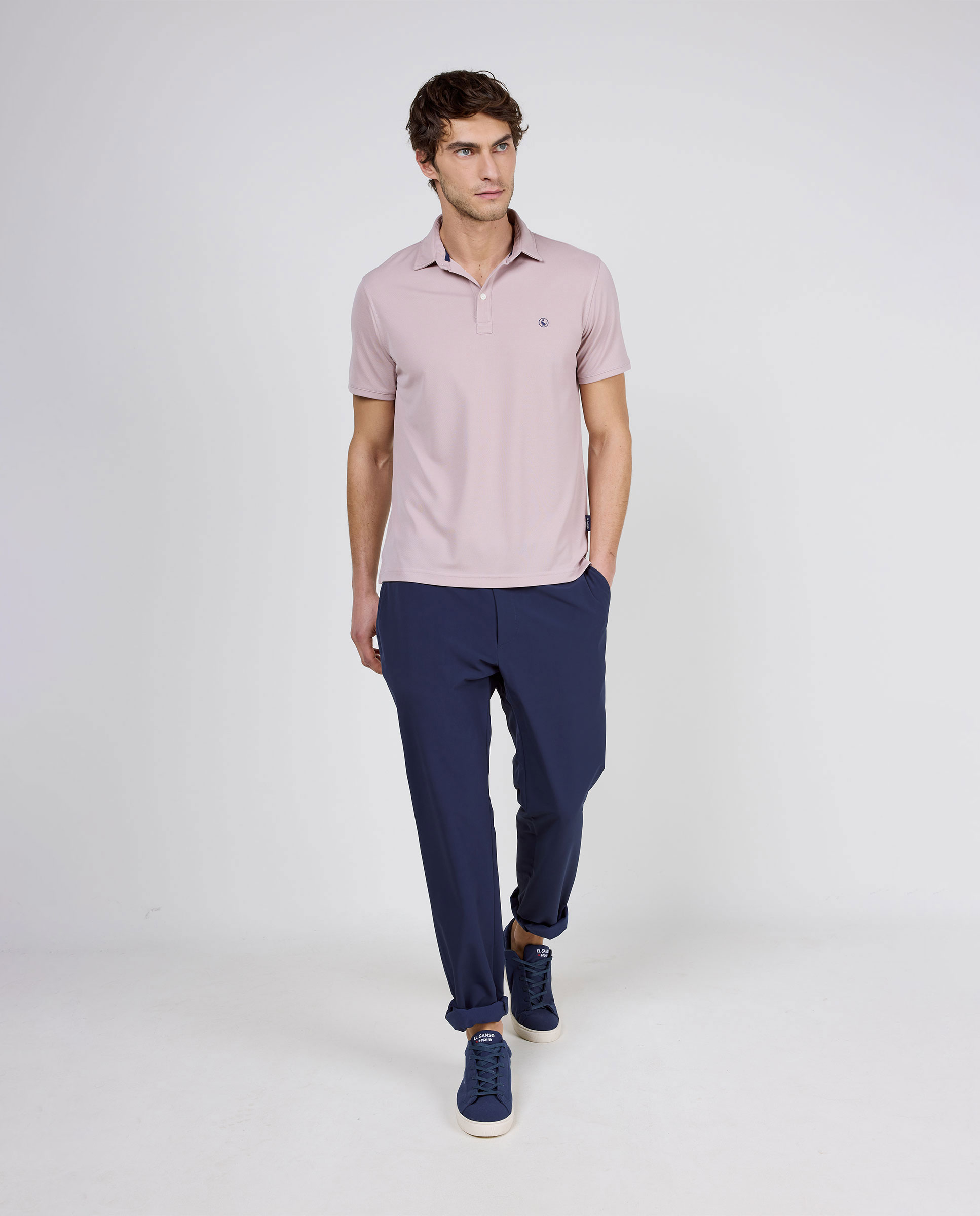 Polo Manga Corta Sepiia Malva