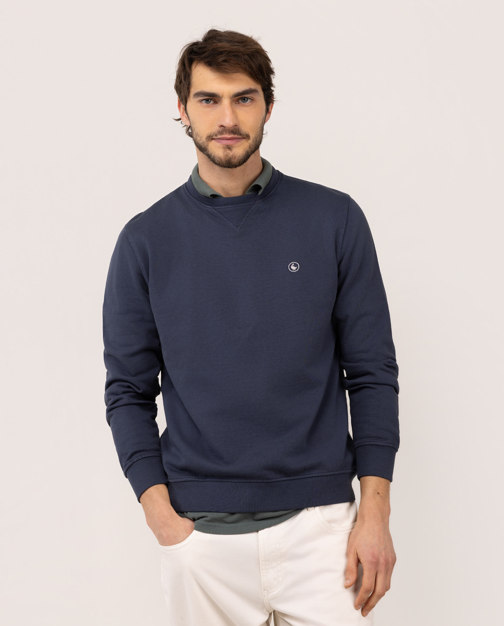 Sudadera Cuello Caja Marino