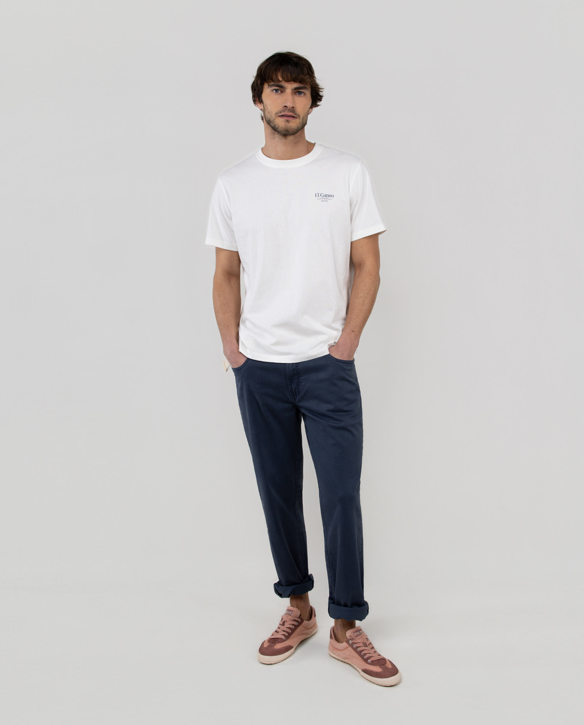 Camiseta Peces Blanco