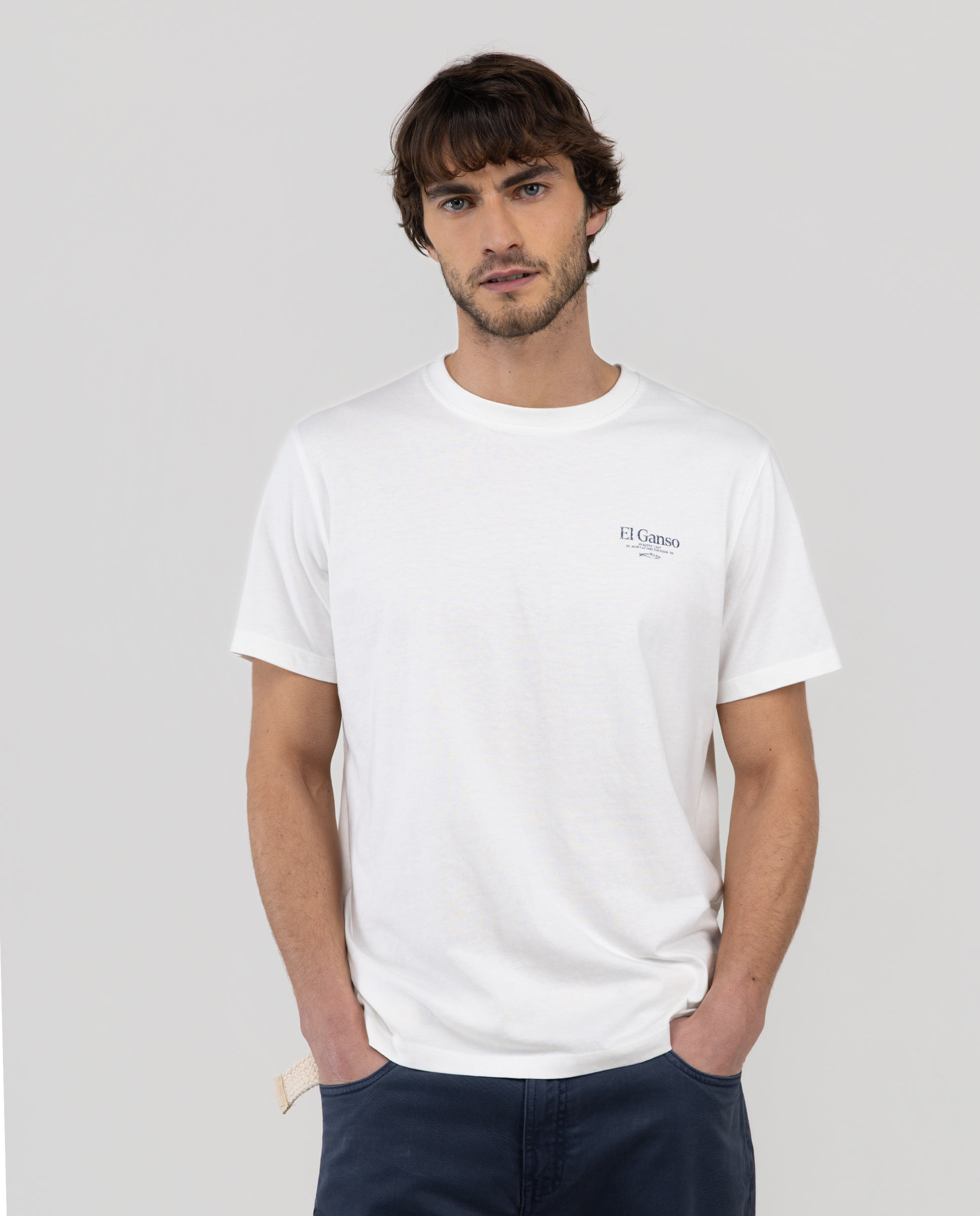 Camiseta Peces Blanco